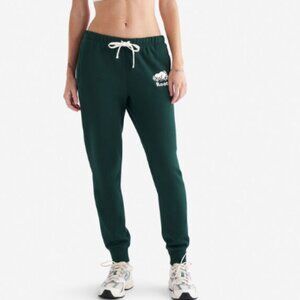 Roots Canada Organic Original Slim Cuff Slim Joggers - Small in Varsity Green